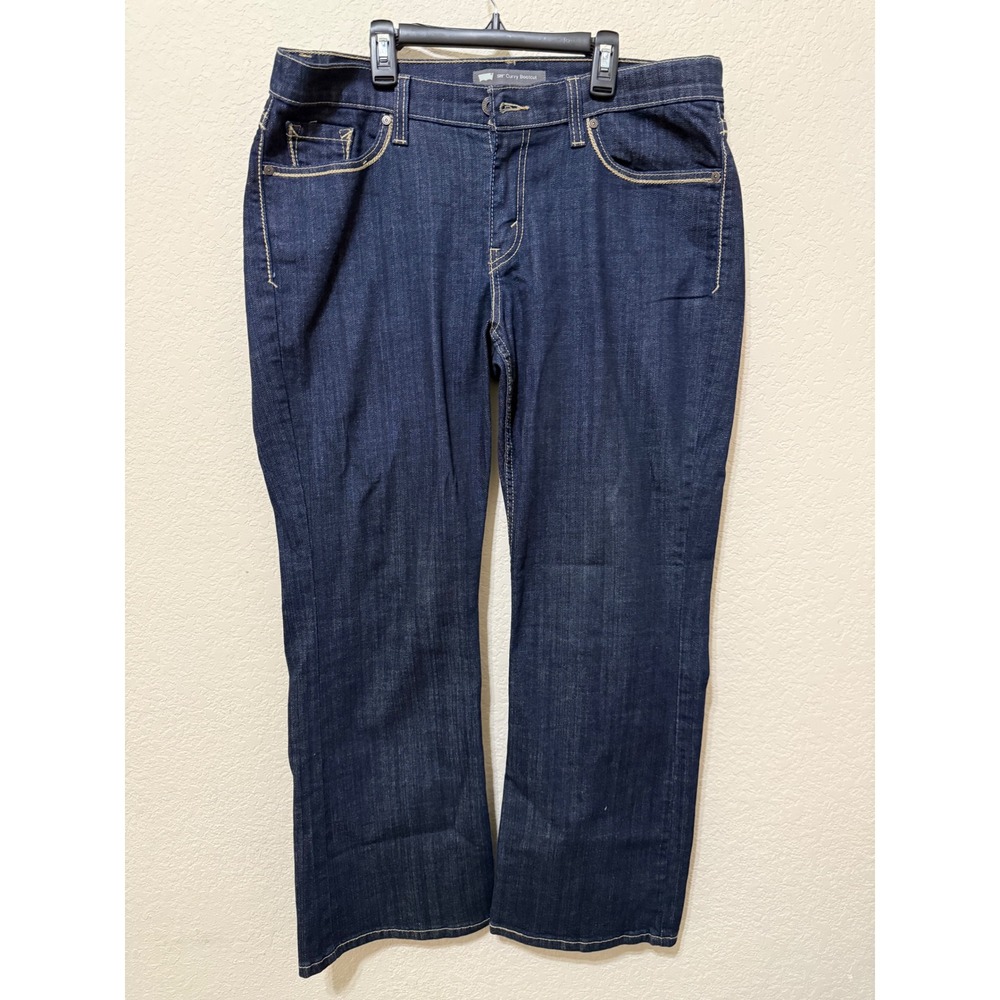 Levi's 529 Modern Bootcut Jeans Dark Wash Denim Classic Style Womens